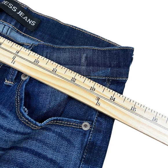 Express Size 4L Long Mia Mid Rise Denim Legging Stretch Jeggings - Picture 8 of 8